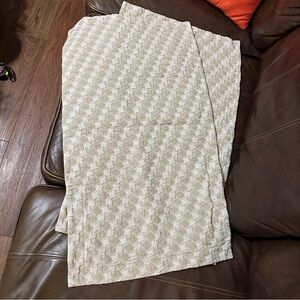 2- Portugal‎ Collection Tan Pillow Shams Cotton Polyester Textured 35 x 20” King